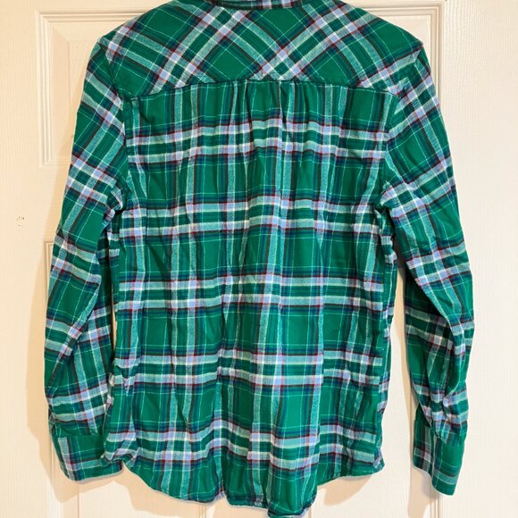 Lands End Flannel size M petite - Picture 6 of 7